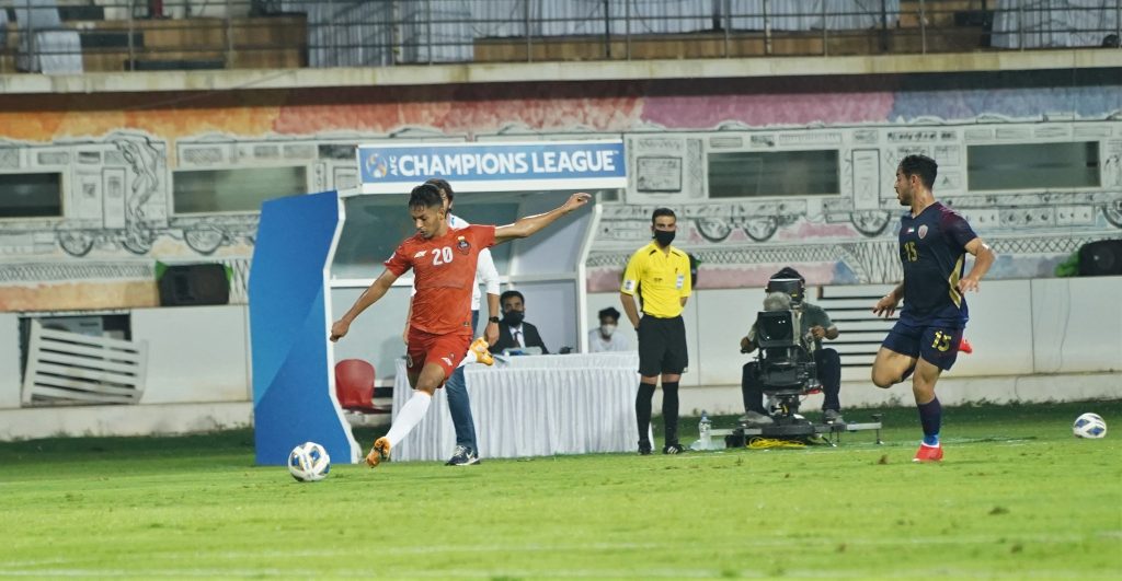 Match Report - FC Goa put in a valiant effort against Al Wahda to secure a point Seriton Fernandes crosses on the run FC Goa va Al Wahda AFC Champions League 2021