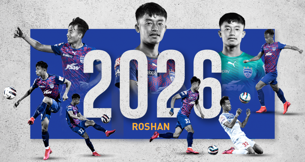 ISL - Naorem Roshan extends his contract with Bengaluru FC till 2026 Roshan Website