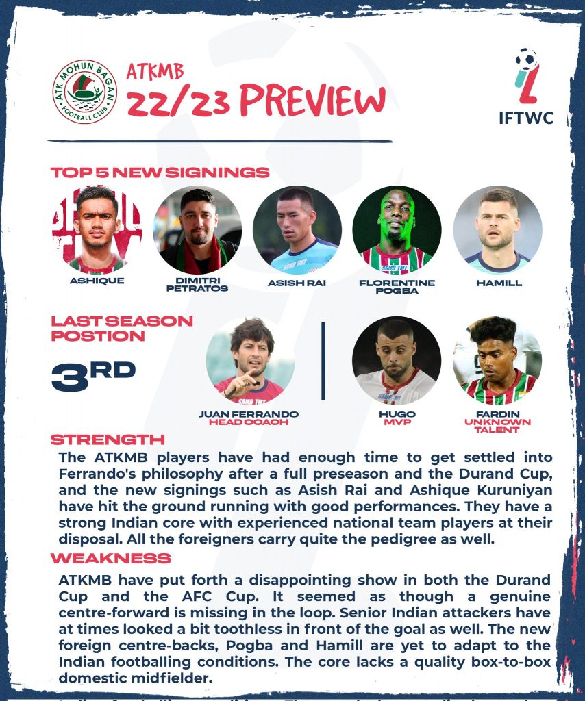 ATK Mohun Bagan - 2022/2023 Season Preview FeZiIsvUUAA2nfA